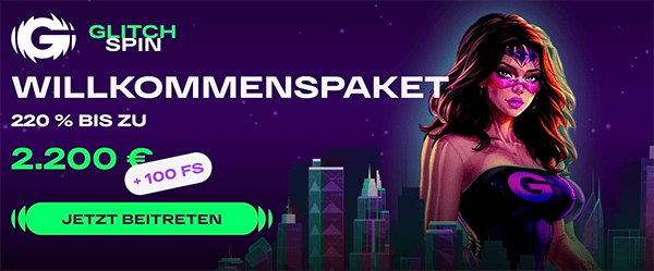 Glitch Spin Casino — rejestracja konta i gra